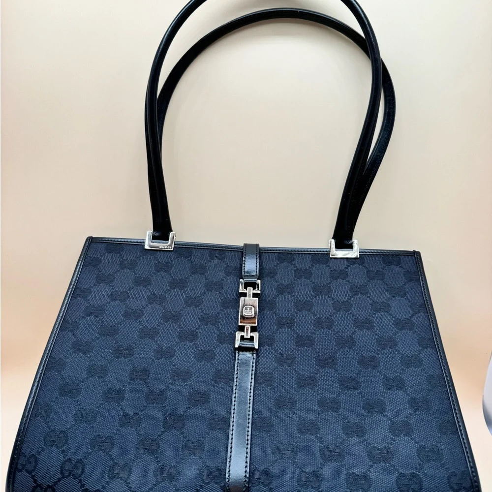 Gucci Jackie Canvas Tote - Picture 9 of 9
